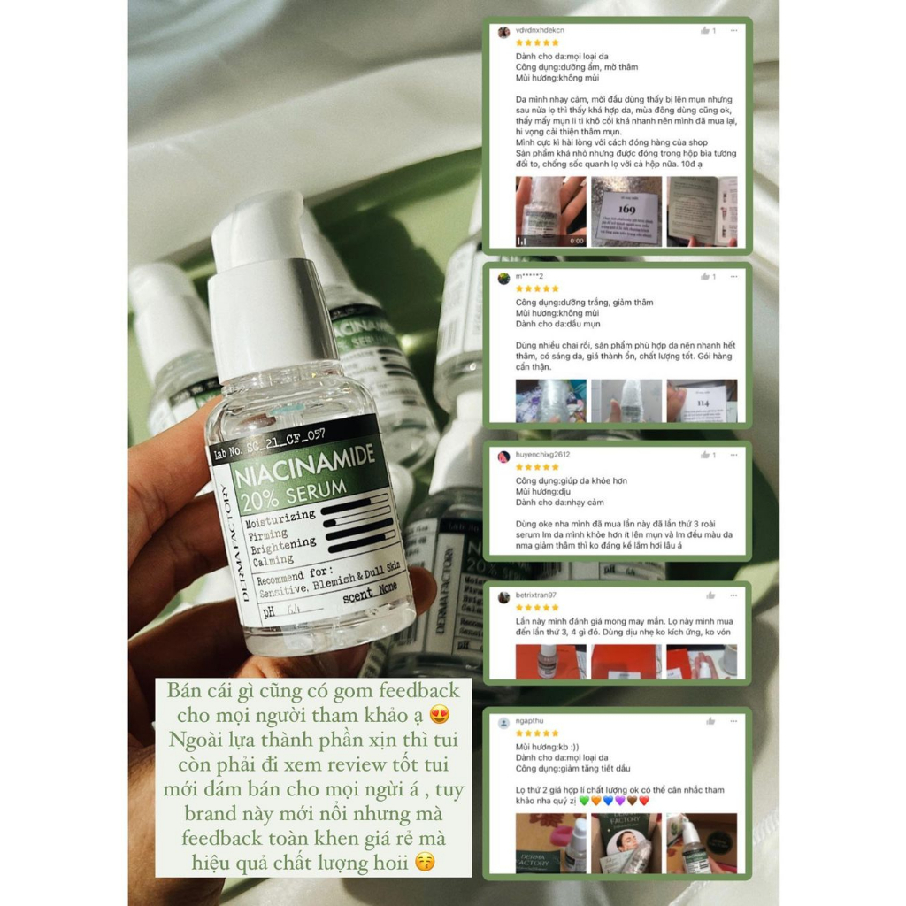 Niacinamide 20%  - Serum dưỡng trắng
