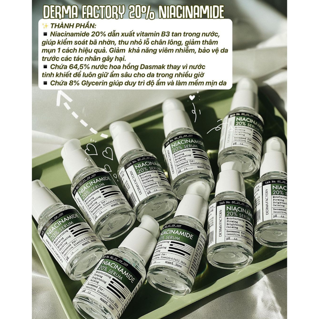 Niacinamide 20%  - Serum dưỡng trắng