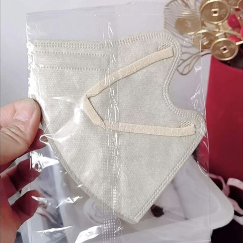 Túi 10 Cái Khẩu Trang KN95 Nội Địa Trung, Quai Cùng Màu