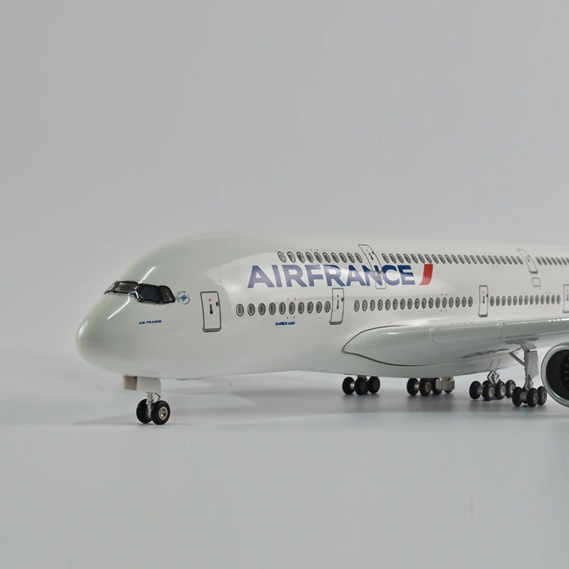 Mô hình máy bay Air France Airbus A380 47cm 1:160 có đèn led tự động theo tiếng vỗ tay hoặc chạm MB47027