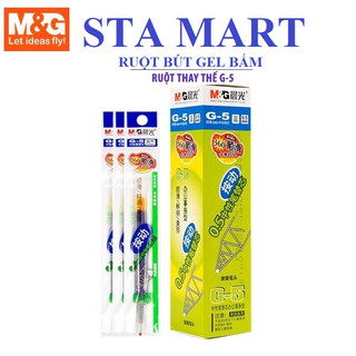 Ruột bút gel bấm g-5 0.5mm / ruột thay cho bút bấm deli/mg