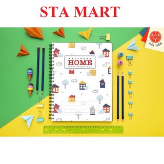 Sổ lò xo kép bìa bồi cao cấp Home A4 (200, 300 trang)