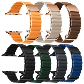 Dây Da Leather Loop Black Magnetic Kai.N Dành Cho Apple Watch