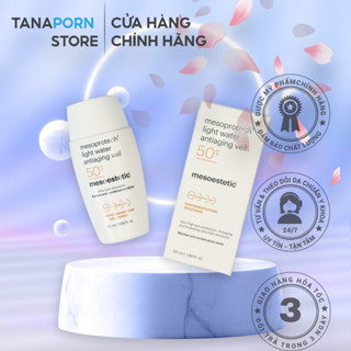 Kem chống nắng Mesoestetic Light Water Antiaging Veil và Mineral Matt Antiaging Fluid SPF50+ - KCN Meso