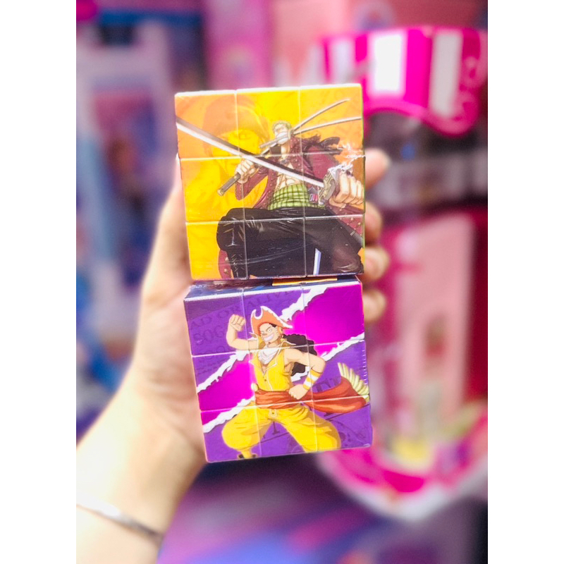 Đồ Chơi Rubik 3x3x3 One Piece, Khối Rubik Giảm Stress Cho Bé