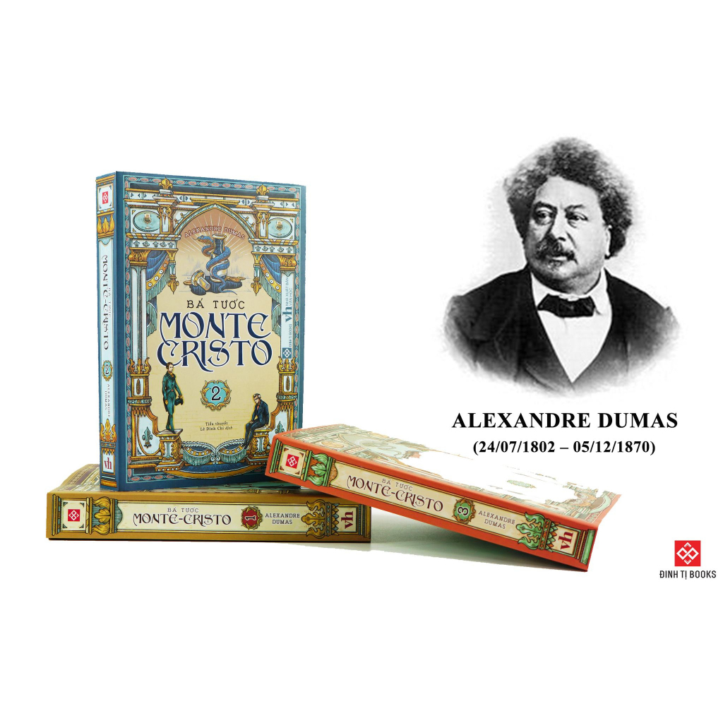 Sách - Bá tước Monte Cristo - Alexandre Dumas (tặng kèm chữ ký dịch giả - số lượng giới hạn)