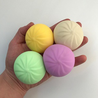 [CÓ HỘP] Squishy mochi bánh bao đồ chơi dẻo giảm stress bóp tay silicon slime slam giảm căng thẳng