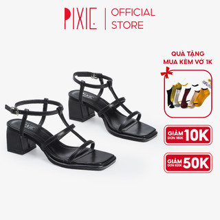 Giày Sandal Cao Gót 5cm Quai Mảnh Pixie H098