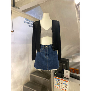 Áo cardigan nữ mỏng dáng ngắn freesize, Pniss 117533