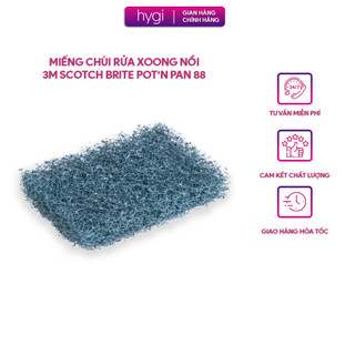 Miếng chùi rửa xoong nồi 3M Scotch-Brite Pan 88, 10 miếng/hộp