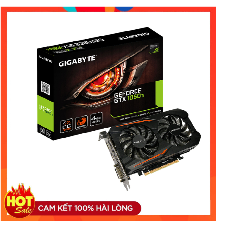 Card màn hình Gigabyte GTX 1050 Ti OC 4GD