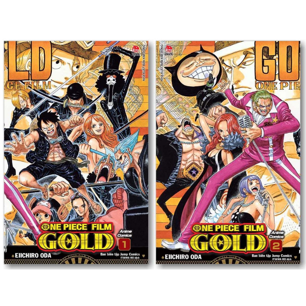 Truyện tranh - Combo Anime Comics: One Piece Film Gold - 2 Cuốn