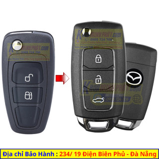 Chìa khoá remote mazda bt50 mẫu v28