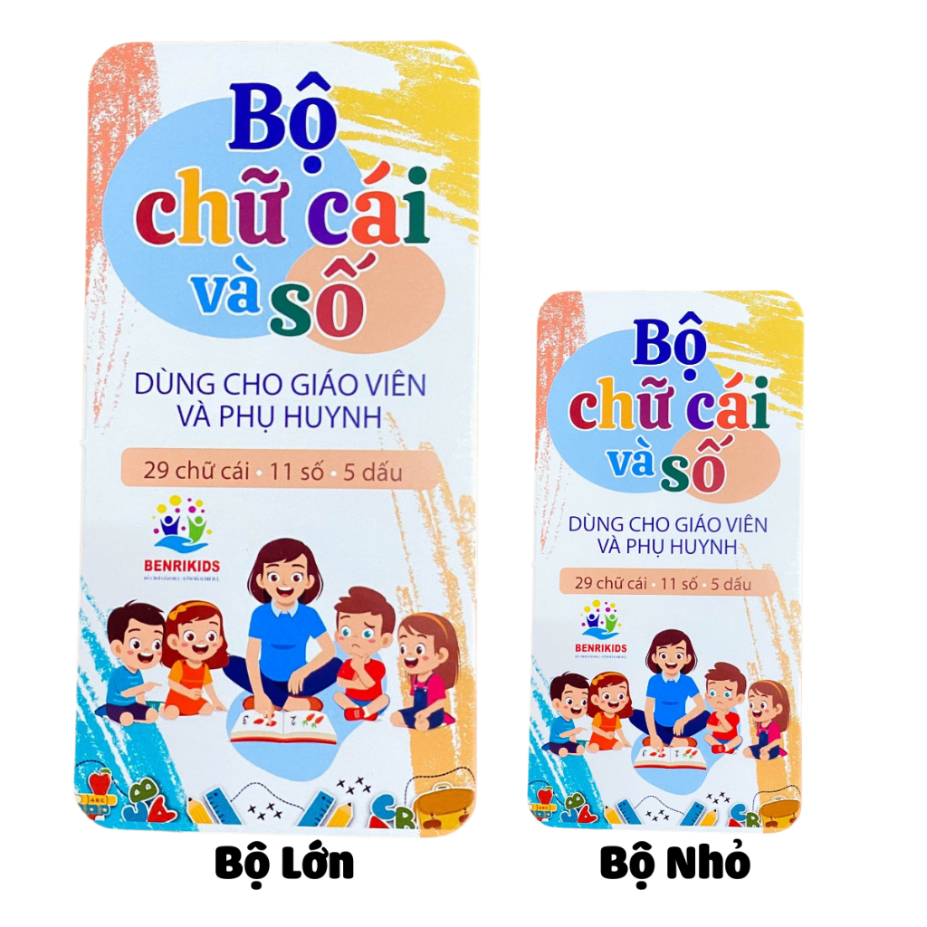 Bộ Thẻ Học Thông Minh Nhận Biết Chữ Cái Tiếng Việt Và Số Cho Bé