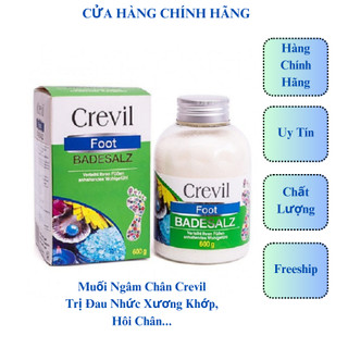 Muối Ngâm Chân Cho Người Bị Đau Nhức Xương Khớp, Mất Ngủ Crevil Foot Badesalz 600G
