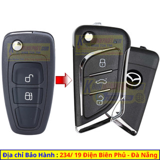 Chìa khoá xe mazda bt50 mẫu mới v17
