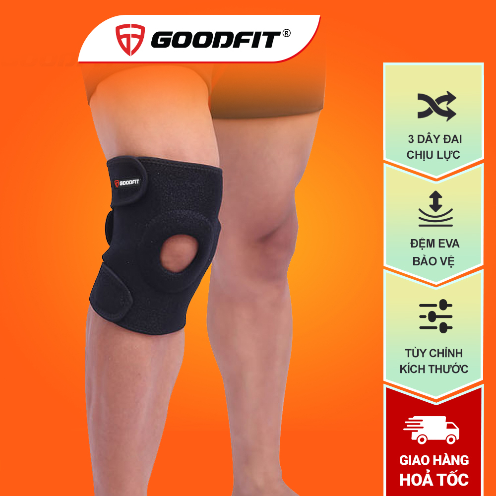 Băng gối thể thao có đệm xương bánh chè GoodFit GF523K