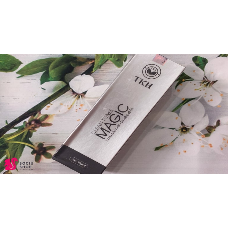 Nước Hoa Hồng Trần Kim Huyền Thu Nhỏ Lỗ Chân Lông, Cân Bầng Độ pH – Clean Toner Magic TKH