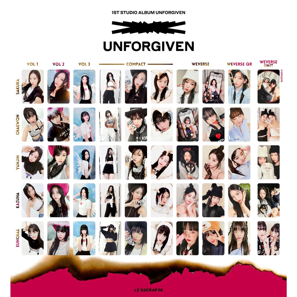 VStore - duyendo97  Album ''UNFORGIVEN''  - KÈM ẢNH BO GÓC POB KTOWN4U