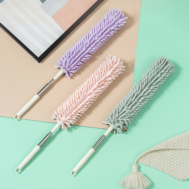 Chổi Phủi Bụi Đa Năng Bằng Sợi San Hô Dọn Dẹp Nhà Cửa Sạch Sẽ , Cán Có Thể Kéo Dài 100 Cm 88384
