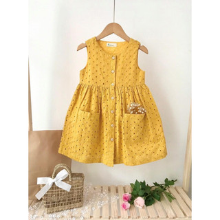 Vải kate thêu may váy, đầm, áo kiểu