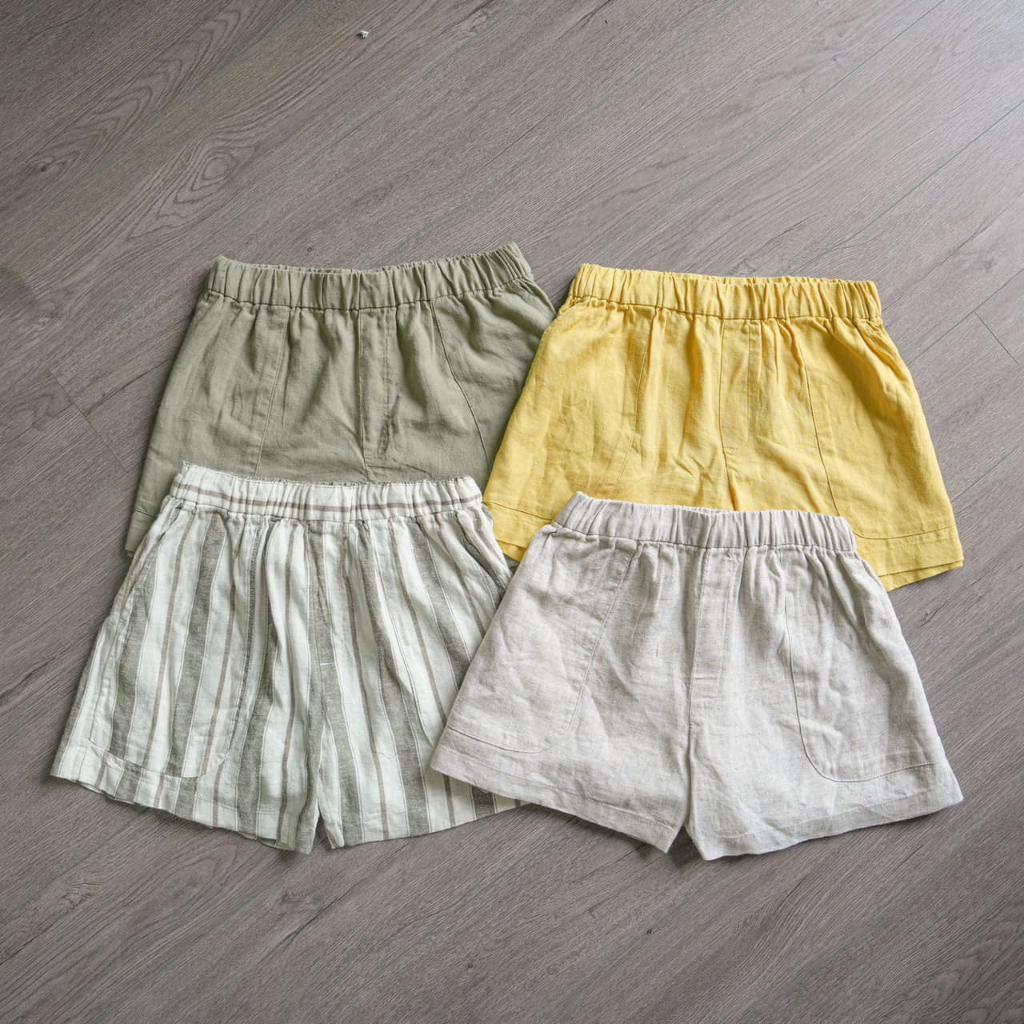 Quần short linen d ư x ị n B*an*na