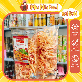 Khô mực xé sợi hấp nước dừa Thái Lan, đồ ăn vặt Sài Gòn, siêu ngon siêu rẻ