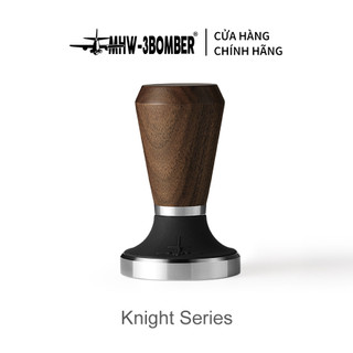 Tamper nén cà phê gỗ walnut 58.35mm mhw-3bomber | tamper knight series