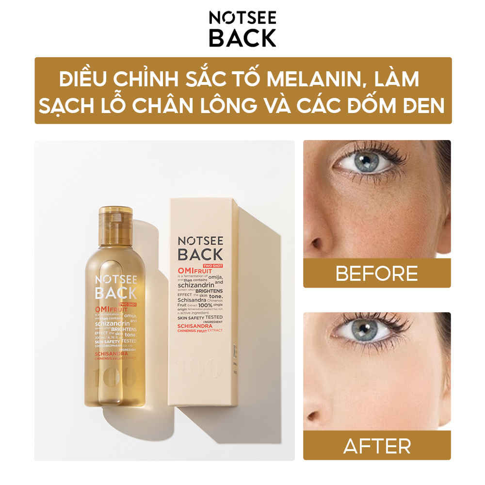 Nước hoa hồng NOT SEE BACK TWO SHOT OMIFRUIT 200ml