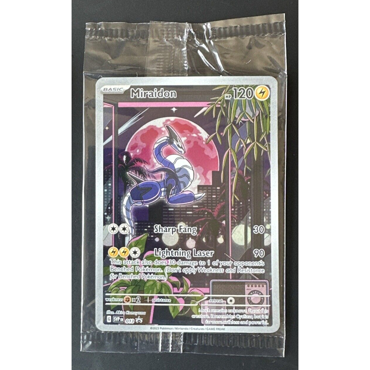 Thẻ bài Pokémon  - Miraidon - SVP013 - Illustration Rare Promo - Pokemon Scarlet & Violet Promos