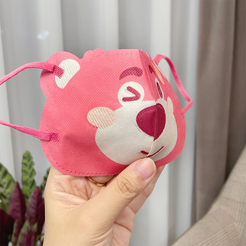 Khẩu Trang Cho Bé Khẩu Trang Trẻ Em-Set 10 Khẩu Trang 3 Lớp Thoáng Khí Họa Tiết Hoạt Hình Dành Cho Trẻ Em-Quỳnh Boutique