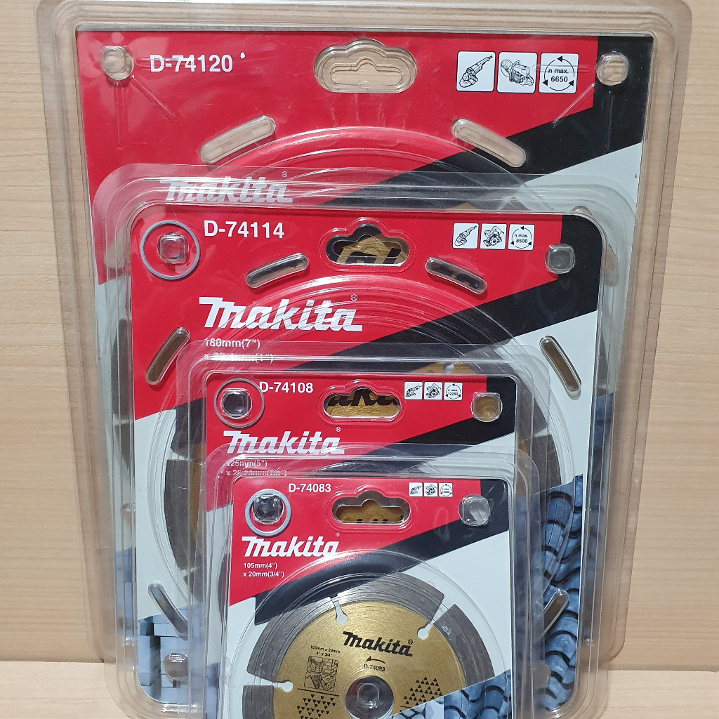 Lưỡi cắt gạch,cắt bê tông, tường khô Makita. 105-230mm