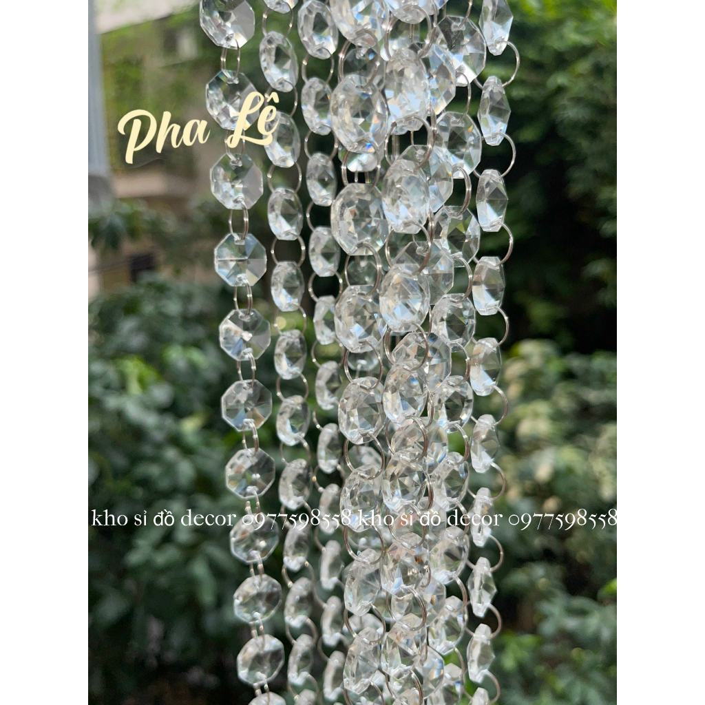 ✨ Dây Chuỗi Hạt Đá Pha Lê Trang Trí Sự Kiện, Decor Concept Studio - CN020  ✨