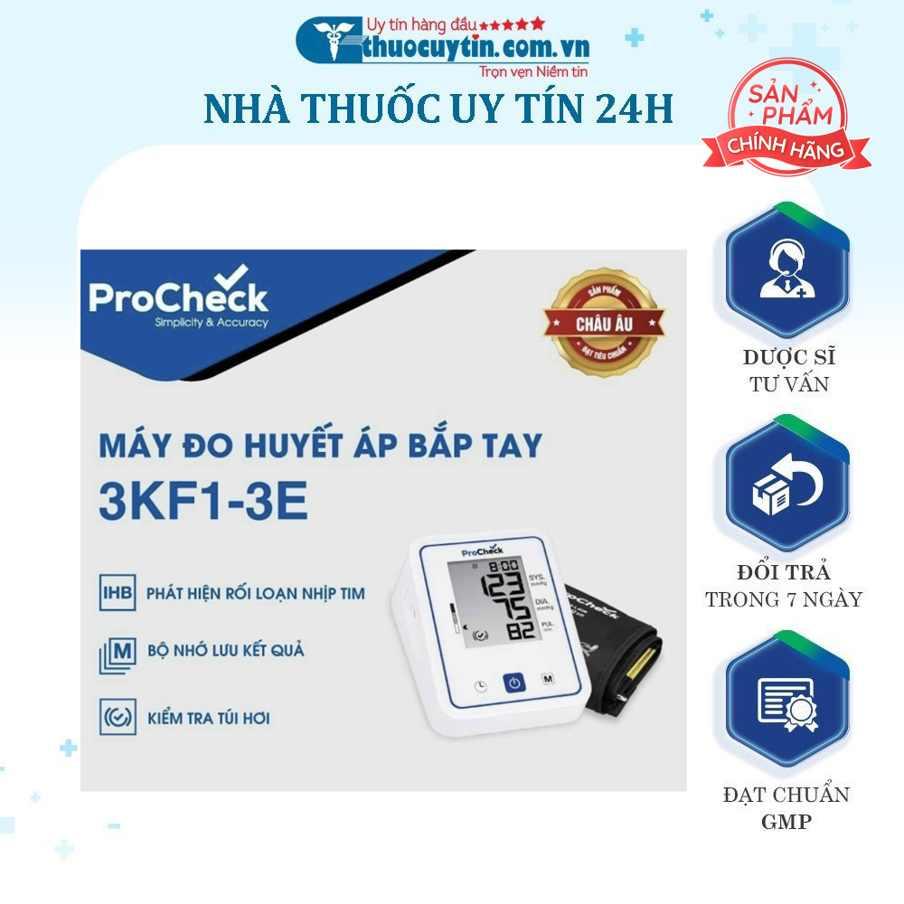 Máy Đo Huyết Áp Bắp Tay Procheck 3KF1-3E Chính Hãng