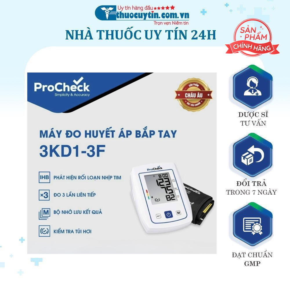 Máy Đo Huyết Áp Bắp Tay Procheck 3KD1-3F Chính Hãng