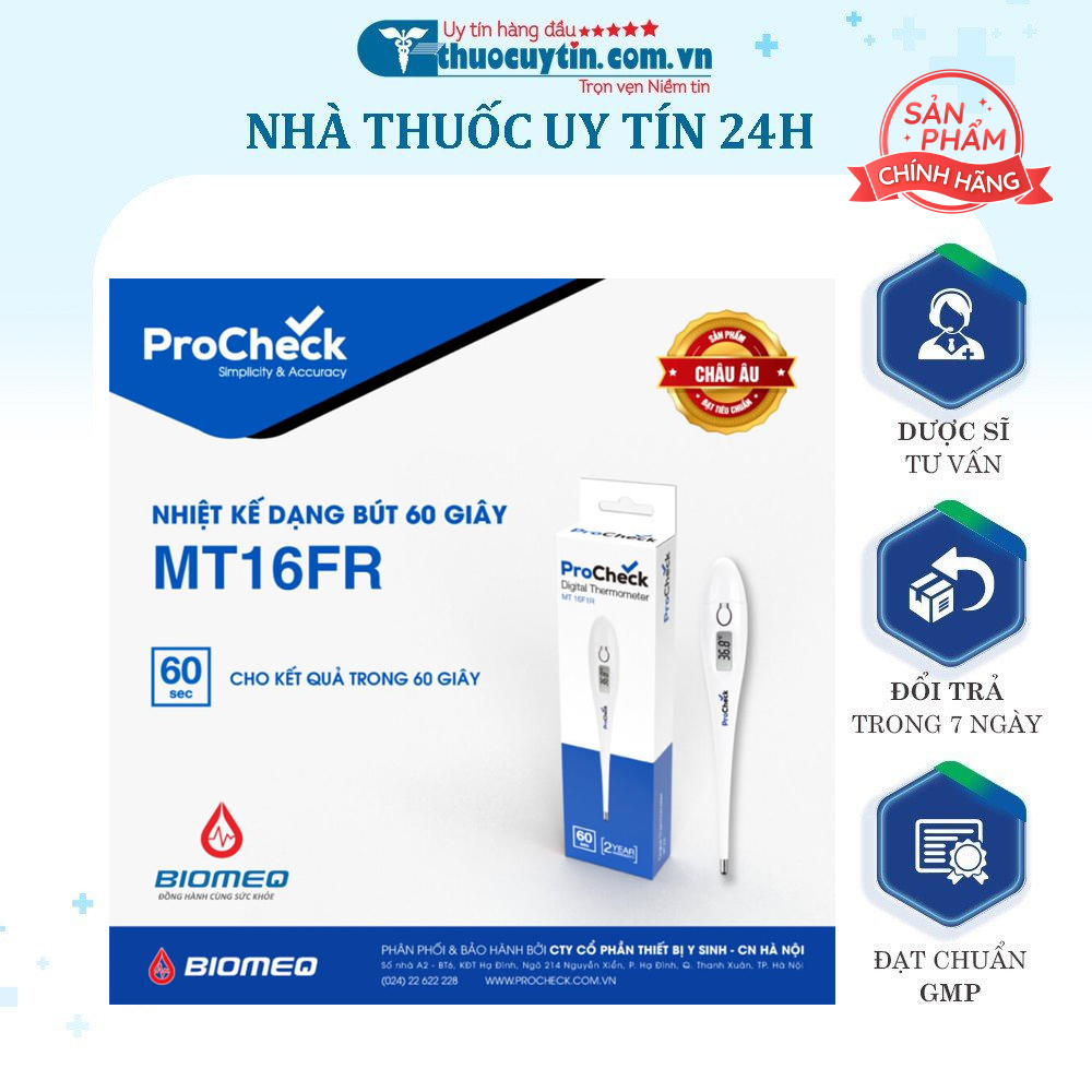 Nhiệt kế điện tử dạng bút Procheck MT 16F1R đầu dò chống thấm nước, đo nhanh chính xác dễ sử dụng