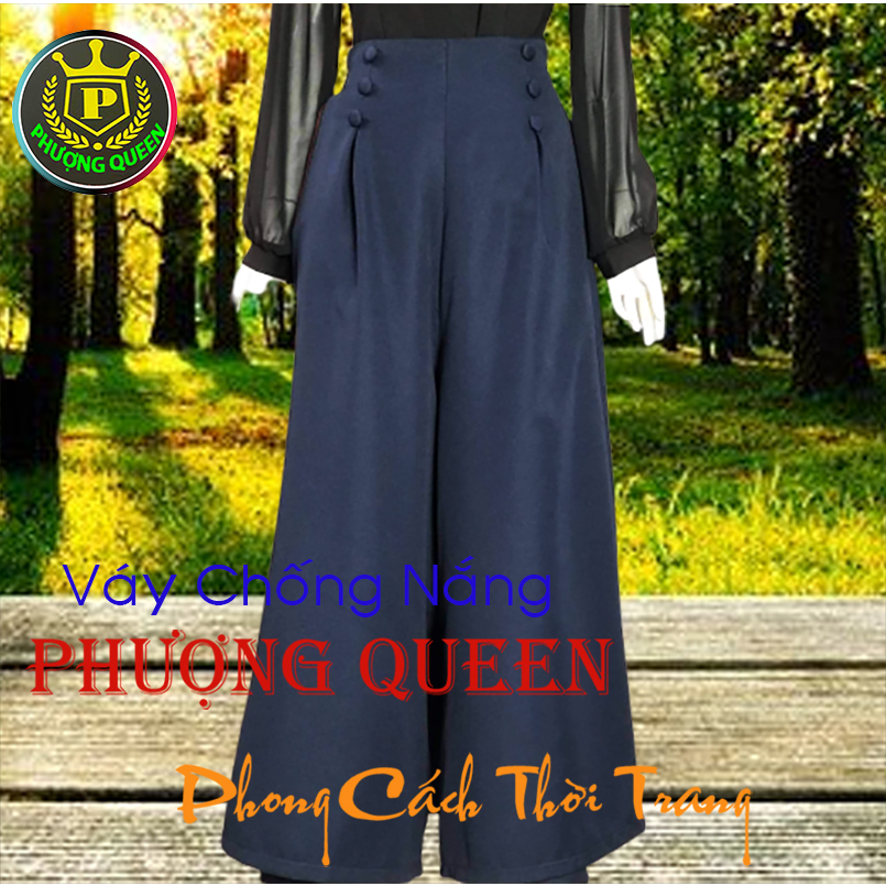 Q 023 QUẦN CHỐNG NẮNG PHƯỢNG QUEEN - MẪU MỚI, Vải dày và mềm mại, Chống tia UV tốt, Che phủ rộng, Phong cách thời trang.