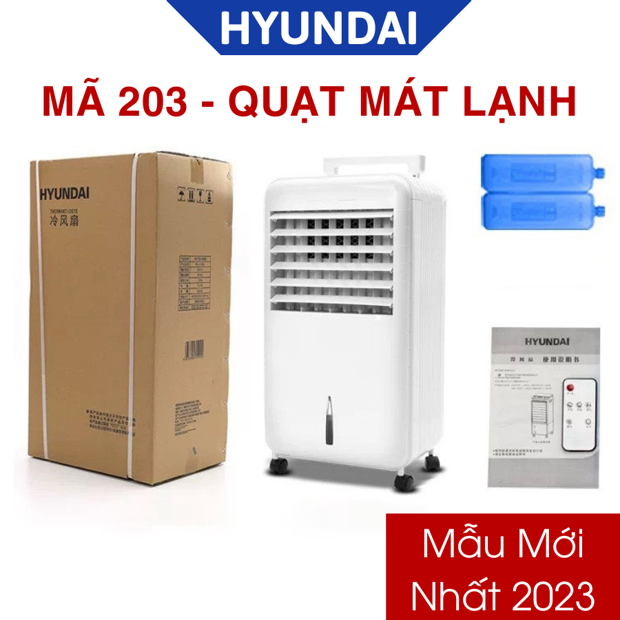 Loại quạt điều hoà mát mạnh nhất 2023 - Quạt điều hoà HYUNDAI 203 bảo hành 12 tháng