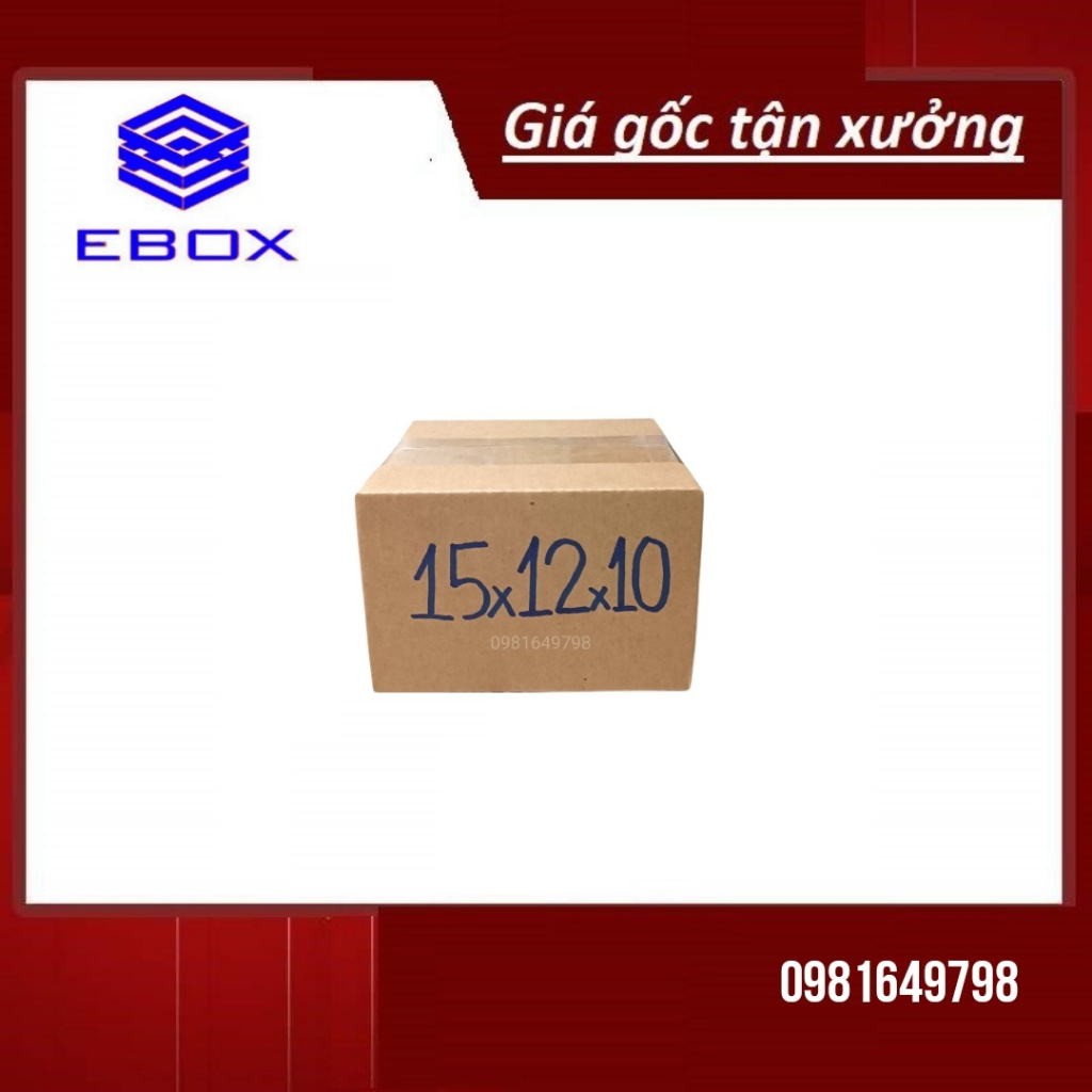 15x12x10 Hộp carton đóng hàng