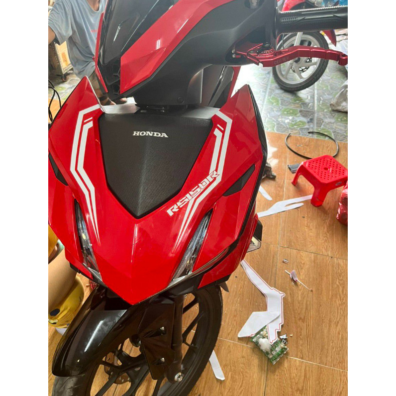 Tem Rời Winner X V3 2022 mẫu RS150R màu đỏ trắng