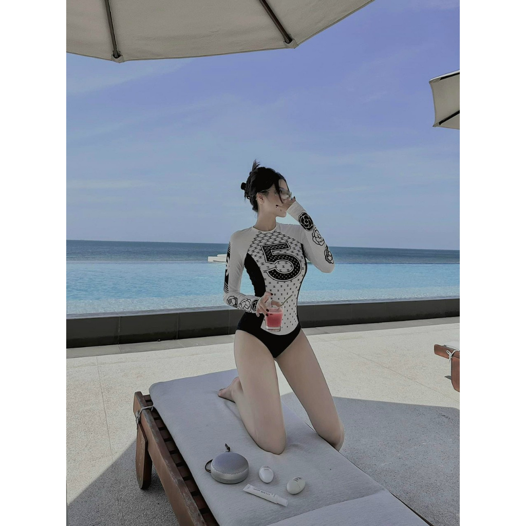 áo liền quần Body suit Chà Neo dài tay cực sexy HOTTRENDY 2023