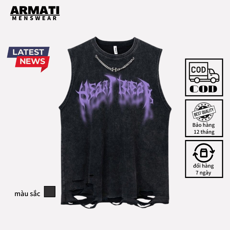 Áo Thun Ba Lỗ nam form rộng đẹp cao cấp,Áo TankTop Nam Chất Liệu Thun Lạnh 100% Cotton phong cách streetwear