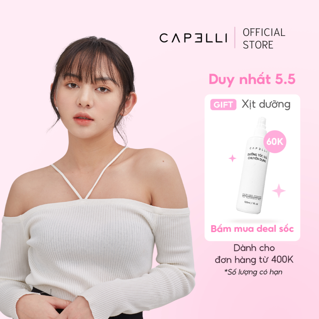 Tóc Kẹp Mái CAPELLI Mái Thưa Hàn Quốc