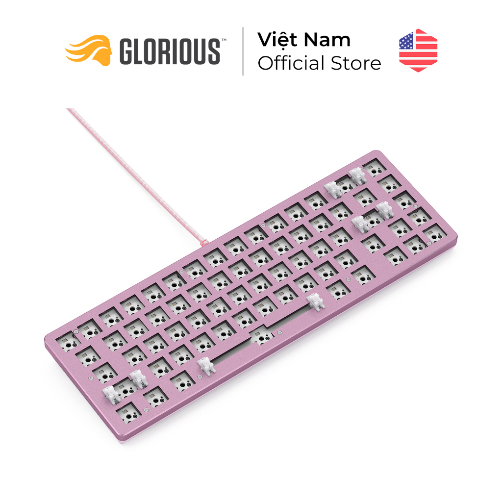 KIT Bàn phím cơ custom Glorious GMMK 2 RGB 65% - Hàng Chính Hãng