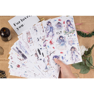 Sổ tuyển tập các mẫu washi tape nhân vật