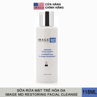 Sữa rửa mặt trẻ hóa da Image Skincare MD Restoring Facial Cleanse 118ml