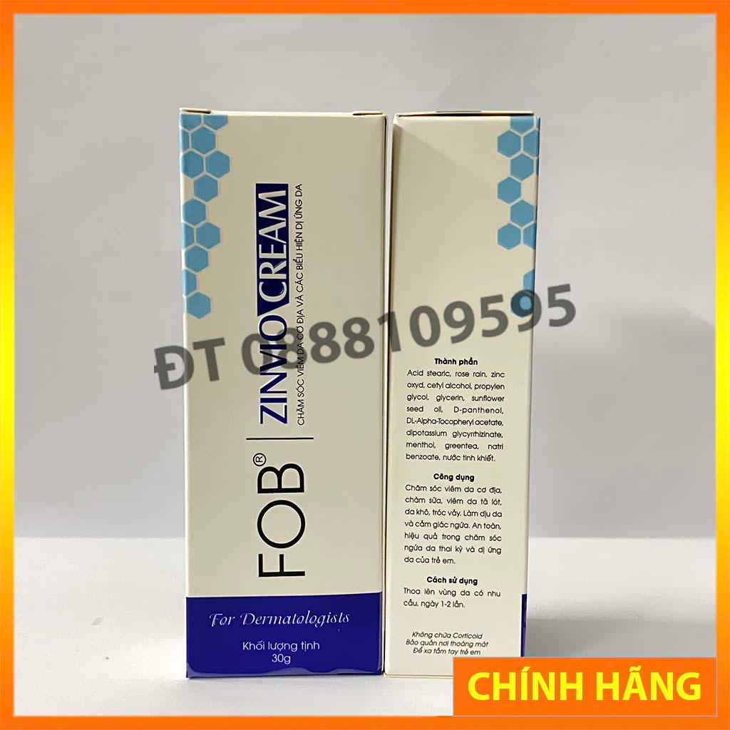 Kem fob zinvio cream chăm sóc da cơ địa chàm sữa bdn sữa ở trẻ