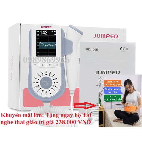 Máy nghe tim thai Máy đo tim thai tại nhà Fetal Doppler JPD-100E bảo hành 12 tháng