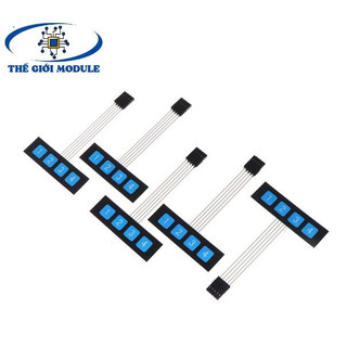Bàn phím ma trận mềm 1x4 keypad