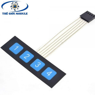 Bàn Phím Ma Trận Mềm 1x4 Keypad